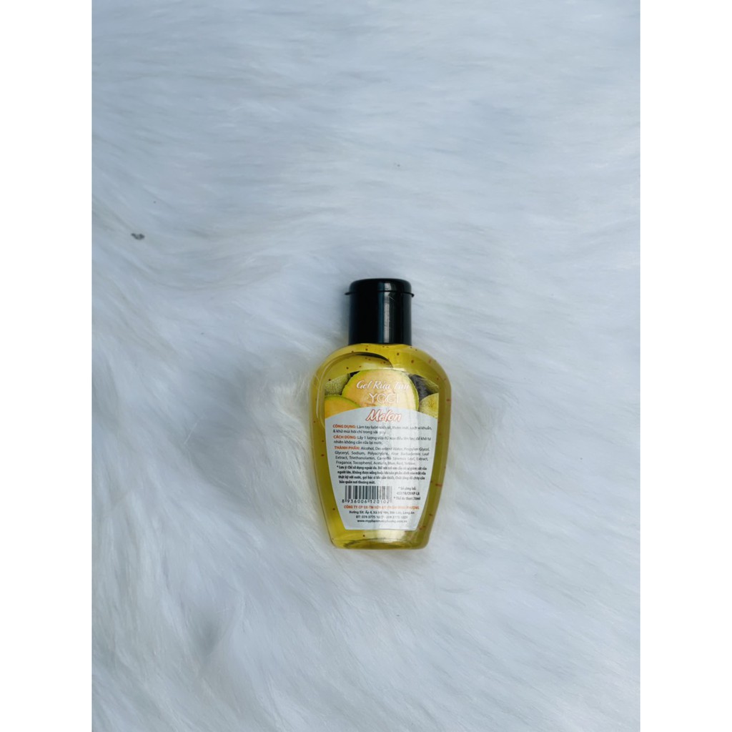 GEL Rửa tay KHÔ thương hiệu YOGI 1chai/70ml diệt khuẩn 99% (04 màu hương: bạc hà, dưa gang, dâu, hương hoa quyến rũ) | BigBuy360 - bigbuy360.vn