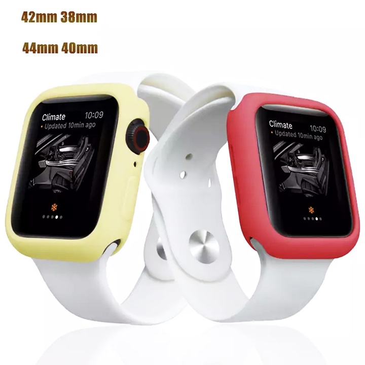 Ốp silicon bảo vệ đồng hồ apple watch iWatch series 6/5/4/3/2/1 – 38mm 40mm 42mm 44mm chống trầy xước viền – Panda Case