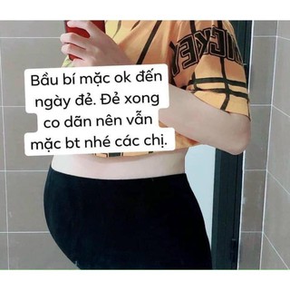 LEGGING ĐÙI CUỘN TÍM (shopmh59)