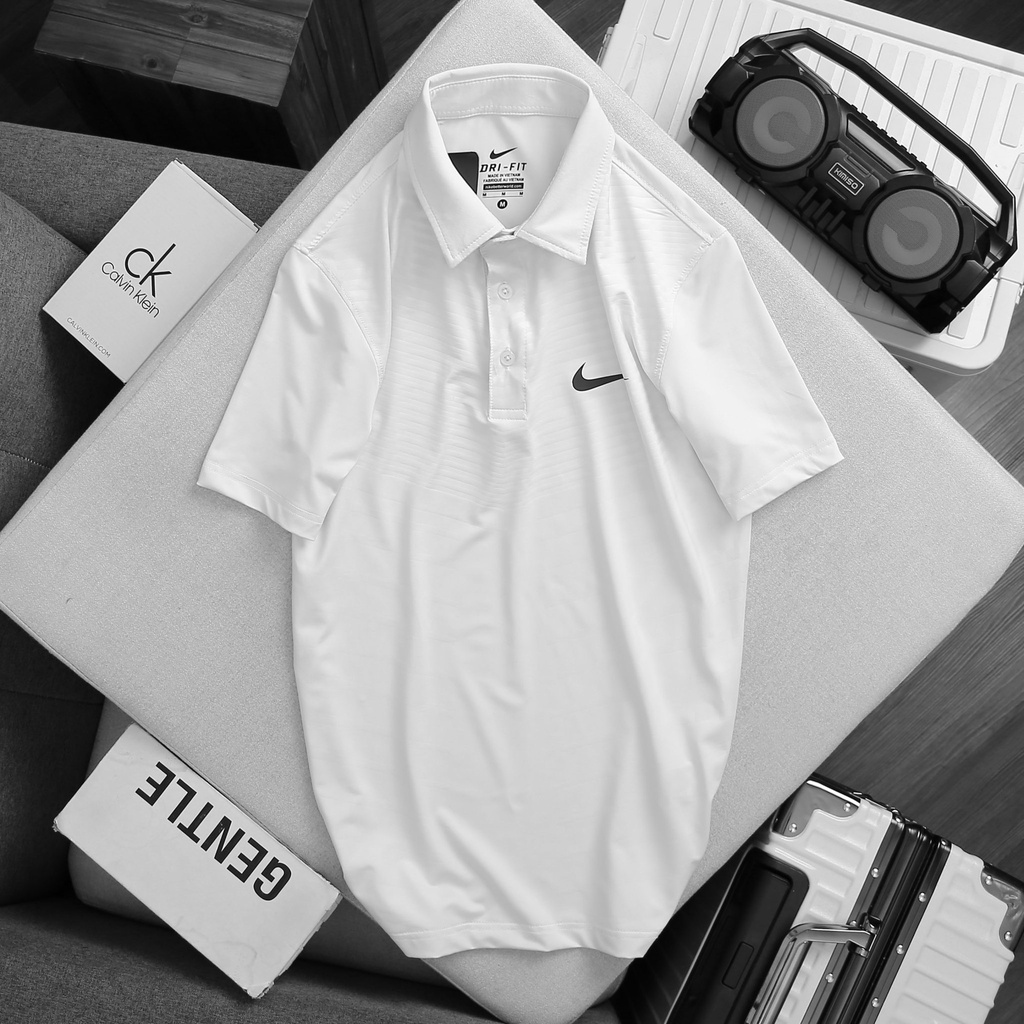 Áo thun đánh golf/áo thể thao cổ trụ cao cấp, chất liệu poli chính phẩm 8899