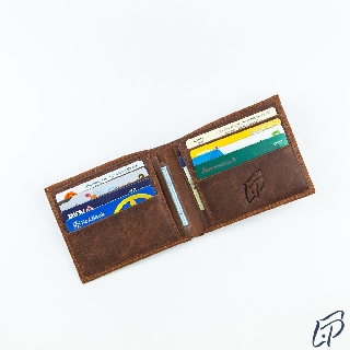 Bóp Da Sáp Nam, Ví Da Sáp Nam LA PELLE Da Bò Thật Dáng Ngang, Đứng Mẫu Mới nhiều ngăn đựng thẻ - FREESHIP - BH 2 Năm