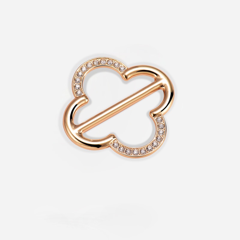 Vòng Khóa Kẹp Khăn Choàng Lụa Đa Năng Sáng Tạo Cho Nữ