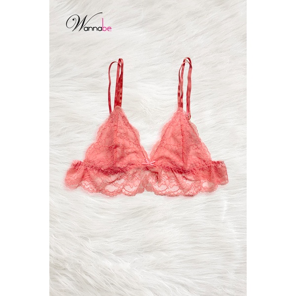 Áo ngực bralette cao cấp wannabe anr09 chân ngực nhún bèo xinh xắn , nữ tính