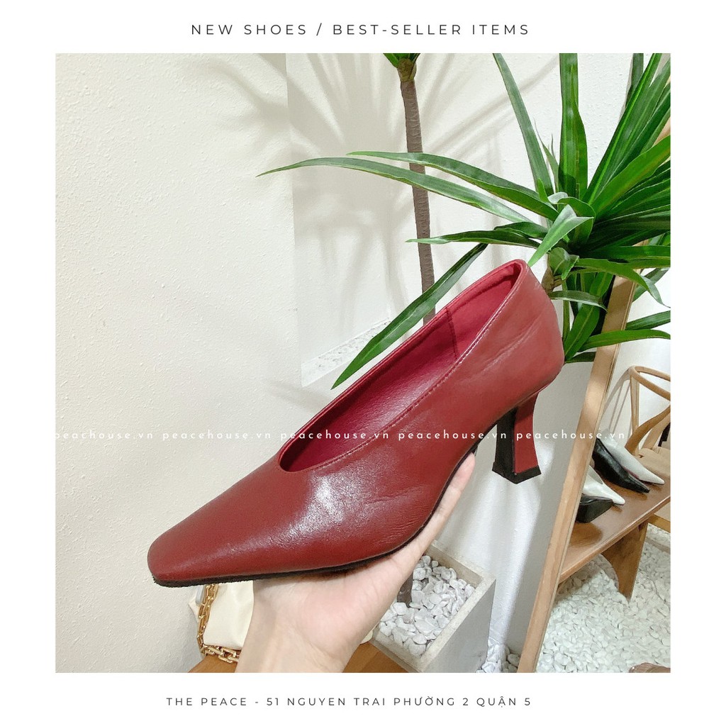 [Mã FATHANG5 giảm 10K đơn 50K] Giày da mũi nhọn T1120 , Peace House Clothing