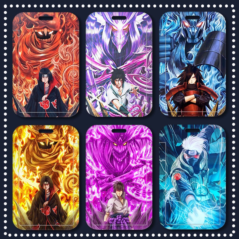 Ví Đựng Thẻ id / Thẻ id Họa Tiết Hoạt Hình naruto kakashi / uchiha sasuke Cho Học Sinh
