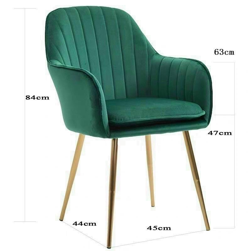 Ghế Lara nhập khẩu chân mạ vàng