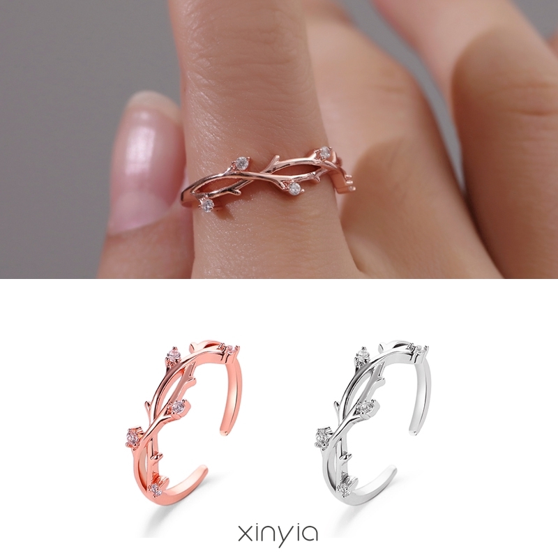 Nhẫn thiết kế giả hình dây mây điều chỉnh được