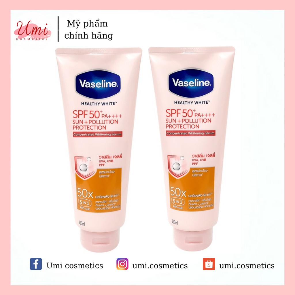 SERUM DƯỠNG THỂ VASELINE 50X