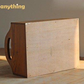 Chậu hoa bằng gỗ trang trí phong cách retro