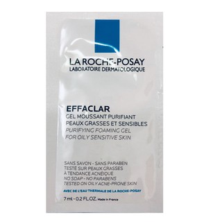 [Sample] La Roche Posay Gel rửa mặt tạo bọt cho da dầu, mụn nhạy cảm 7ml