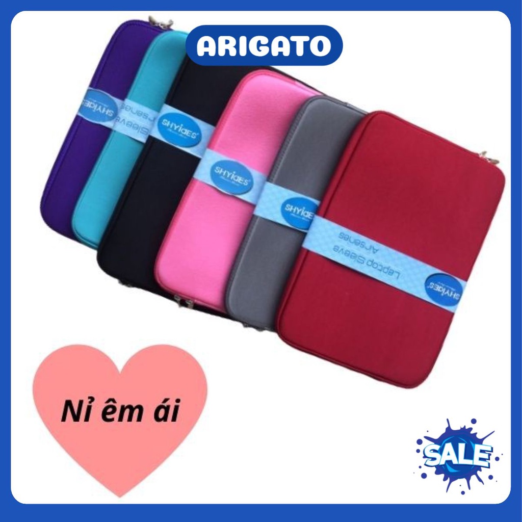 Túi chống sốc Laptop Macbook Shyides lót lông mịn Túi chống thấm thời trang 14inch 15 inch cho iPad Macbook Laptop