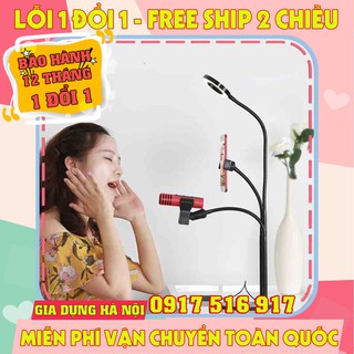 Đèn livestream, đèn live stream đa năng để bàn 3 trong 1