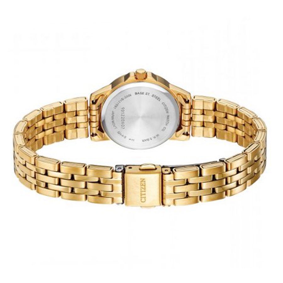Đồng Hồ Nữ Citizen Dây Thép Không Gỉ EQ0603-59F - Mặt Đen