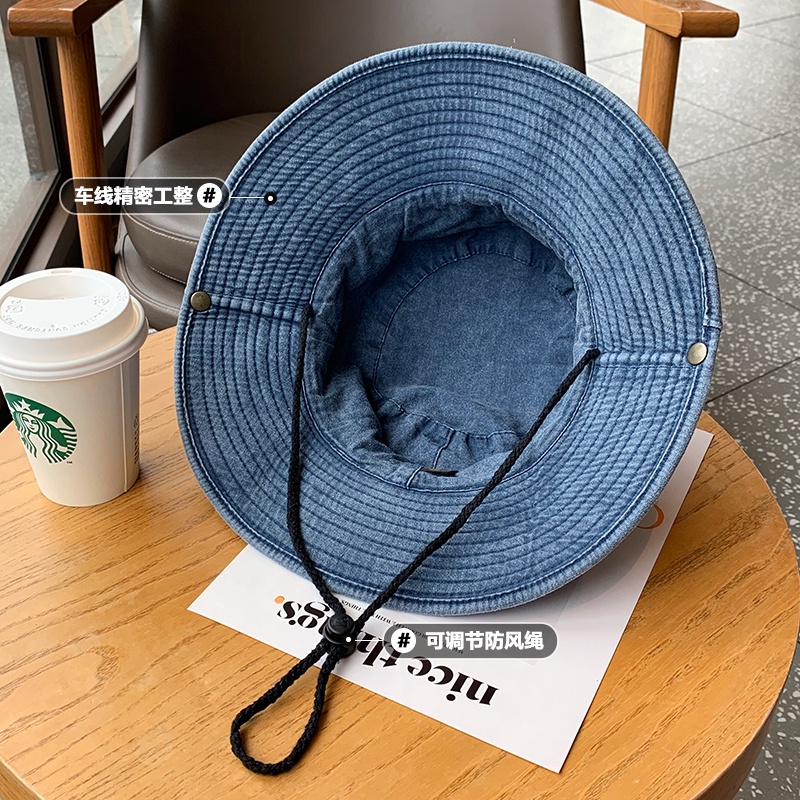 Nón Tai Bèo Che Nắng Vành Rộng Kiểu Cao Bồi Nhật Bản Harajuku Cho Nam Và Nữ