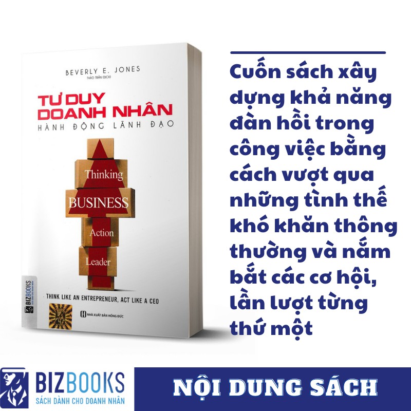 Cuốn BIZBOOKS - Sách Tư Duy Doanh Nhân, Hành Động Lãnh Đạo