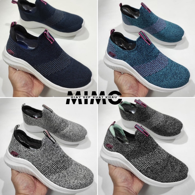 Giày thể thao Skechers cố chun êm mềm nhẹ cho nữ