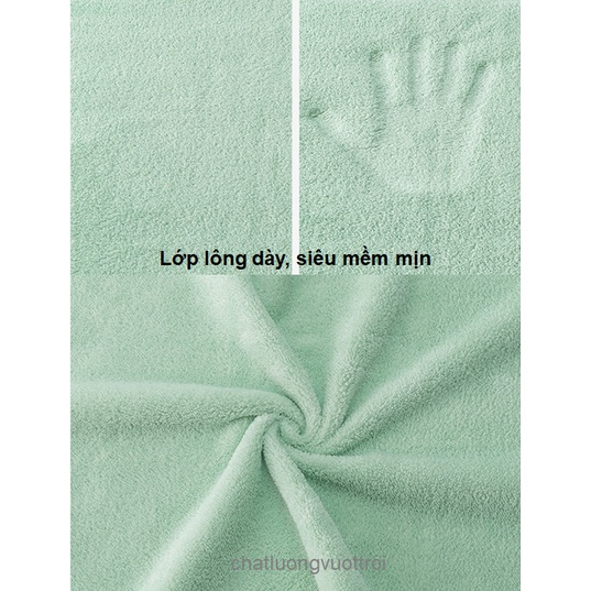 Khăn Tắm Lông Cừu Microfiber Siêu Thấm Hút, Siêu Mềm Mại