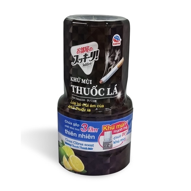 KHỬ MÙI THUỐC LÁ SUKKI-RI TOBACO 400ML HƯƠNG CHANH THANH MÁT/ HỘP THƠM PHÒNG KHỬ MÙI CAO CẤP