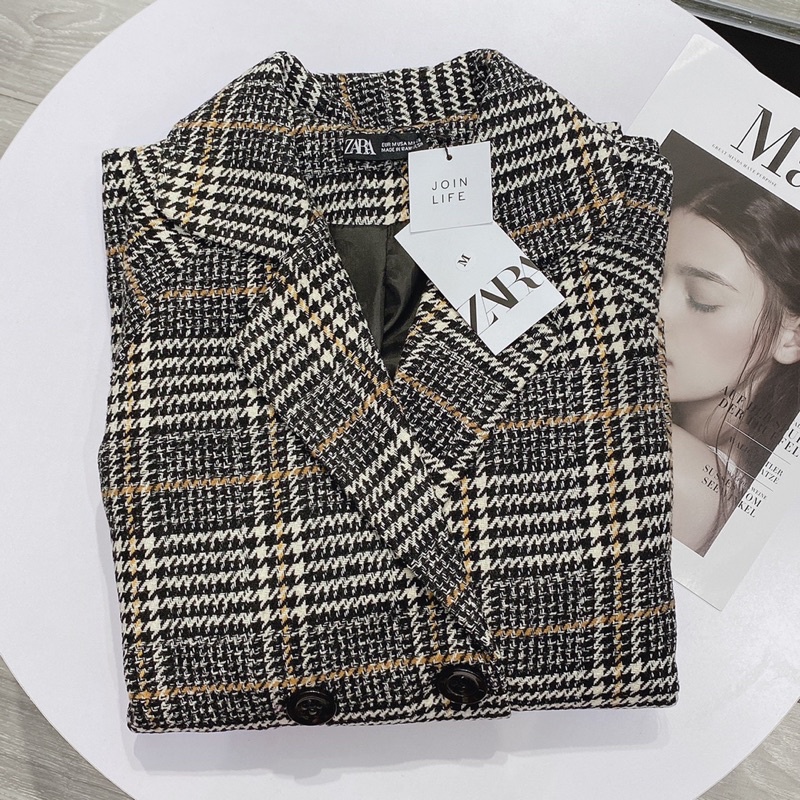 [FREESHIP - HÀNG LOẠI 1] ÁO DẠ KẺ 6 KHUY BASIC CỰC HOT | BigBuy360 - bigbuy360.vn