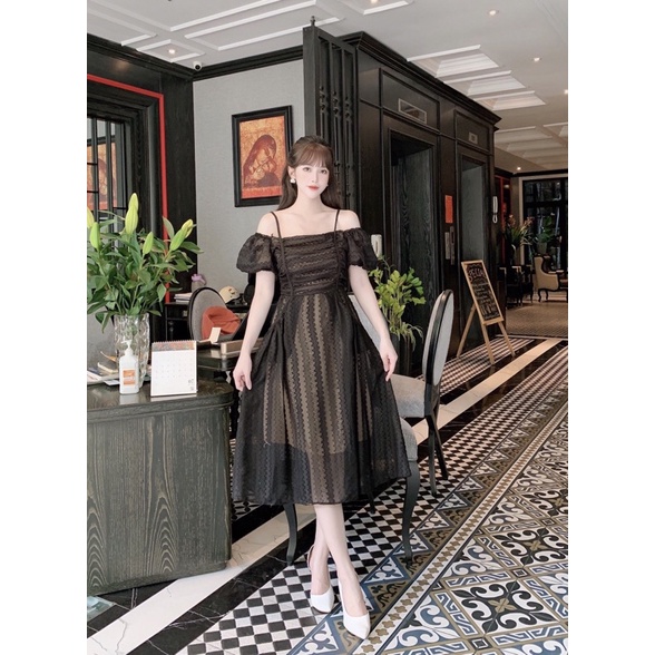 Váy ren 2s hàng thiết kế dự tiệc, đầm cao cấp giá sỉ