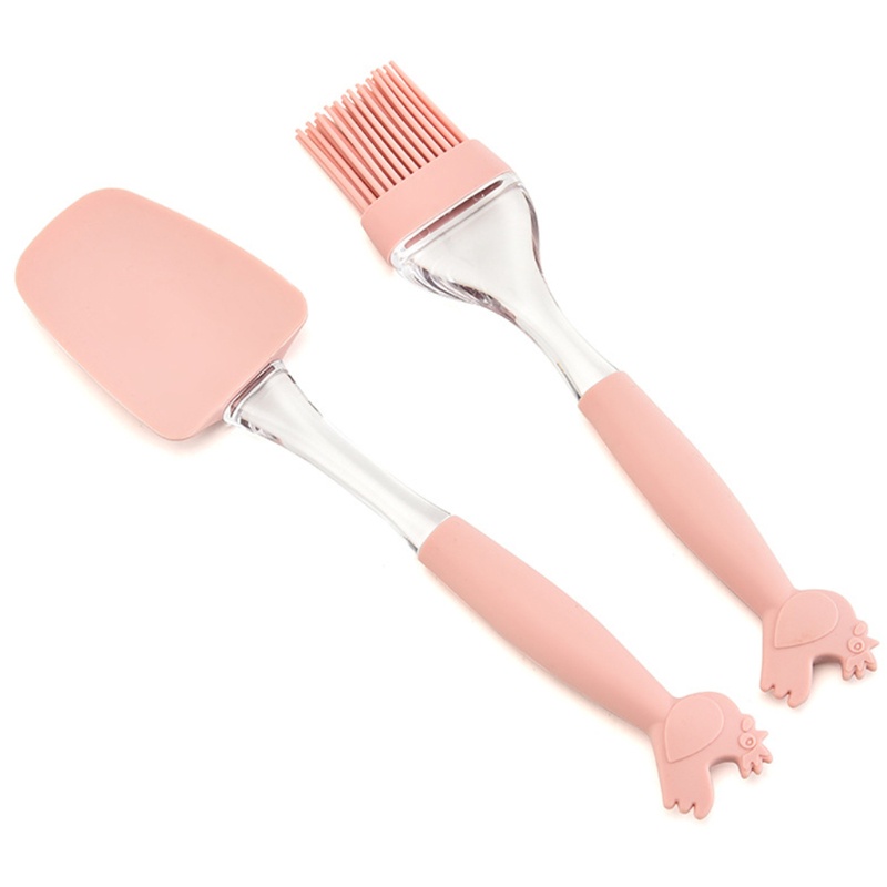 Muỗng Silicone Cách Nhiệt Chống Dính Dùng Để Làm Bánh Tiện Dụng