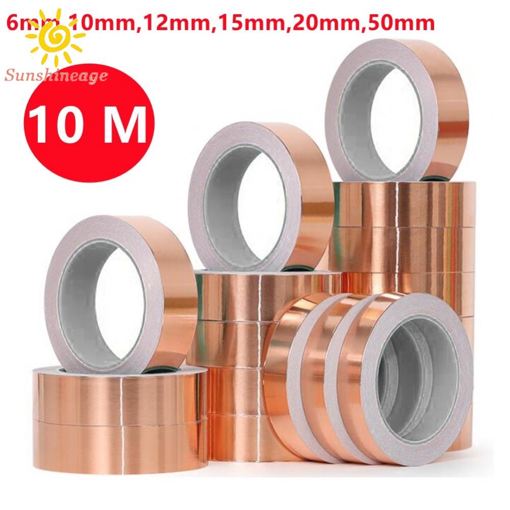 SUNAGE- ~Copper Foil Tape Slug Waterproof 1* 10M Repellent Conductive EMI Shield【SUNAGE-HOT Fashion】