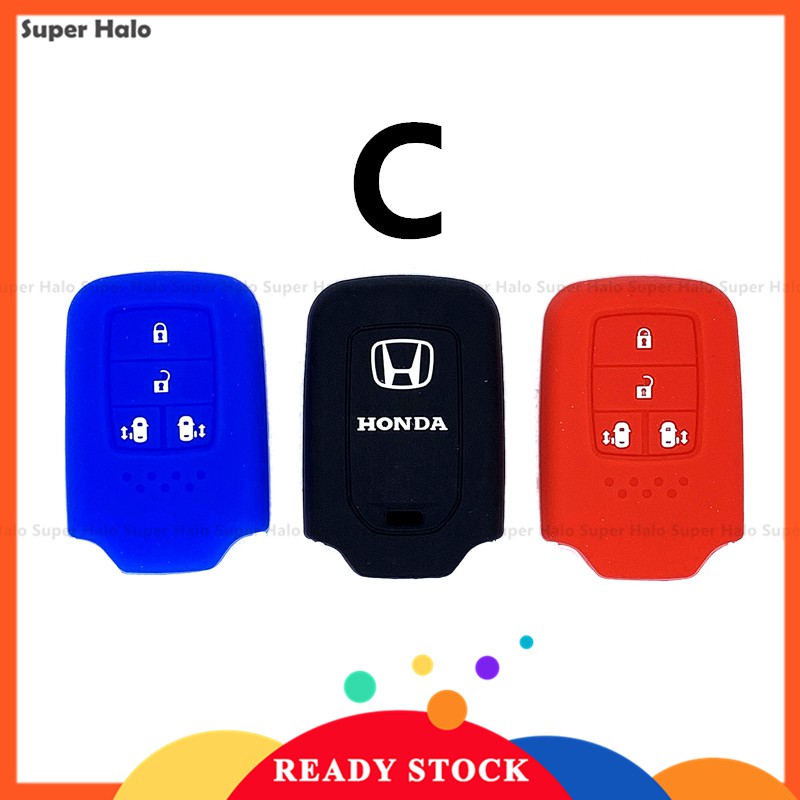 Vỏ bọc bảo vệ chìa khóa xe hơi 100% da thật cho Honda City HRV BRV JAZZ CRV ACCORD CIVIC