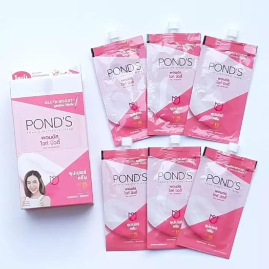 Hộp 6 Gói Kem dưỡng trắng Da cao cấp Pond’s nội địa Thái
