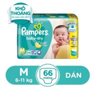 Tã quần pampers M74,L54