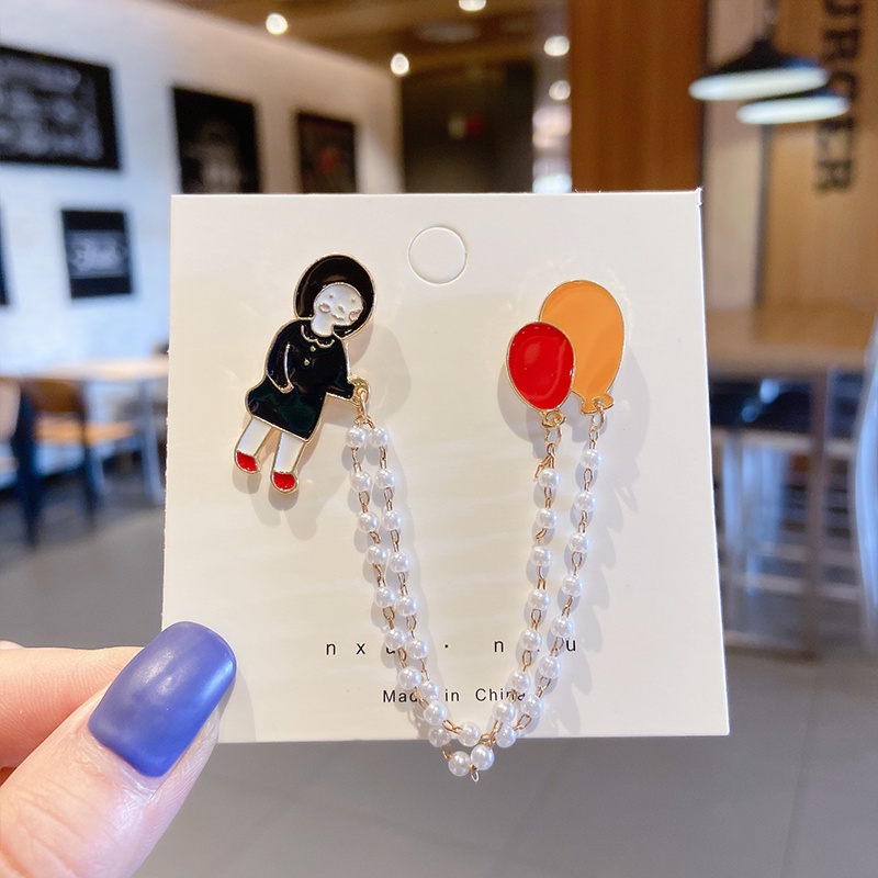 Huy Hiệu Cài Áo Họa Tiết Hoạt Hình Nhật Bản Sáng Tạo Dễ Thương