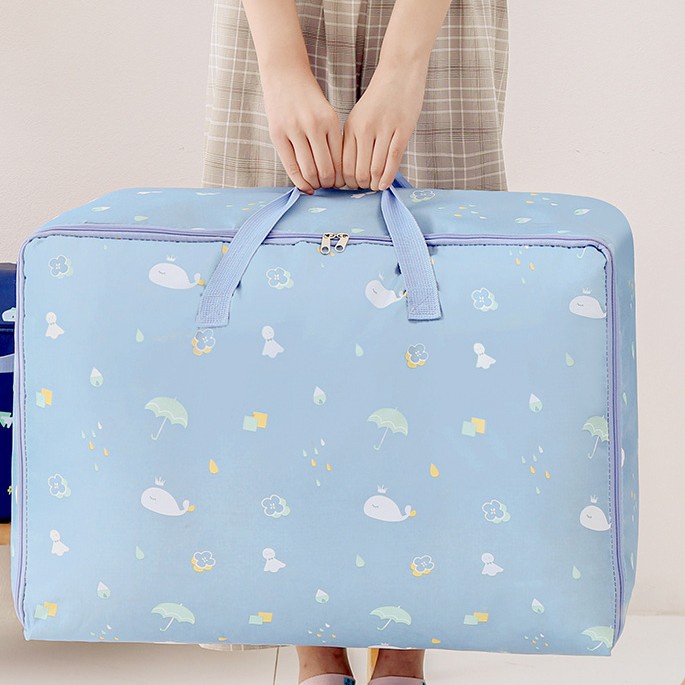 Túi đựng quần áo, chăn màn vải Oxford SIZE TO chống thấm, chống bụi, chống nấm mốc