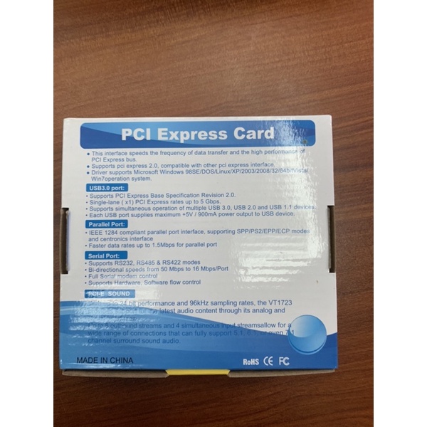 PCI xpress card