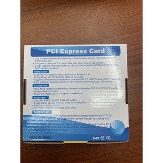 PCI xpress card