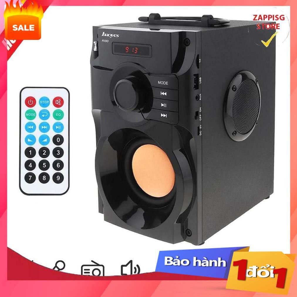 Loa Bluetooth Cao Cấp Super Bass RS - A100 (có điều khiển) - Mẫu Mới 2021, Loa Bluetooth Mini-Chính Hãng, Giá Rẻ BH 12t