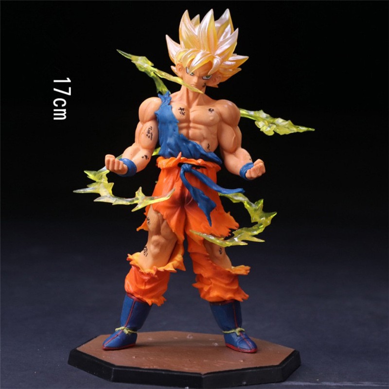 ★naiional★Kids Gift Anime Manga 17CM Super Saiyan Dragon Ball Sun Goku Model Toy