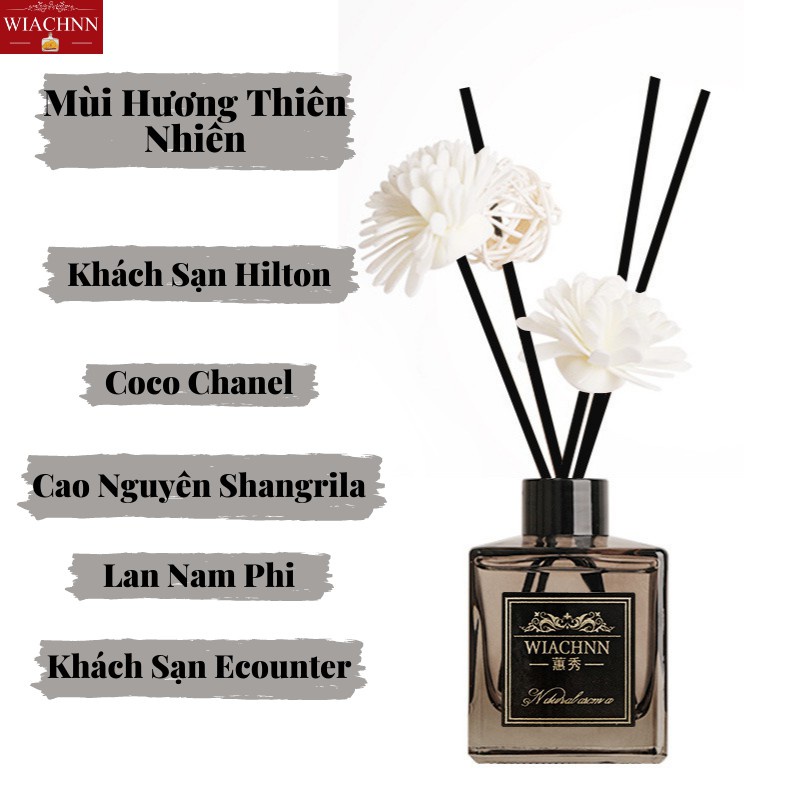 Tinh dầu thiên nhiên thơm phòng TACHI STORE 50ml giúp khử mùi không khí decor nhà cửa góc làm việc ST50