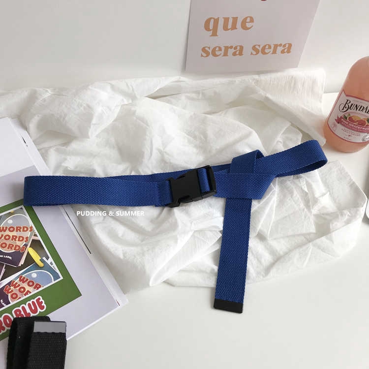 Thắt lưng vải canvas phong cách Hàn Quốc 28520 trẻ trung cho nam sinh