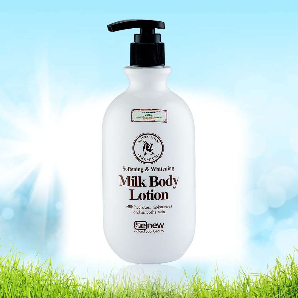 Sữa dưỡng thể trắng da và phục hồi làn da hư tổn BENEW Whitening Body Lotion 450ml - Hàn Quốc Chính Hãng