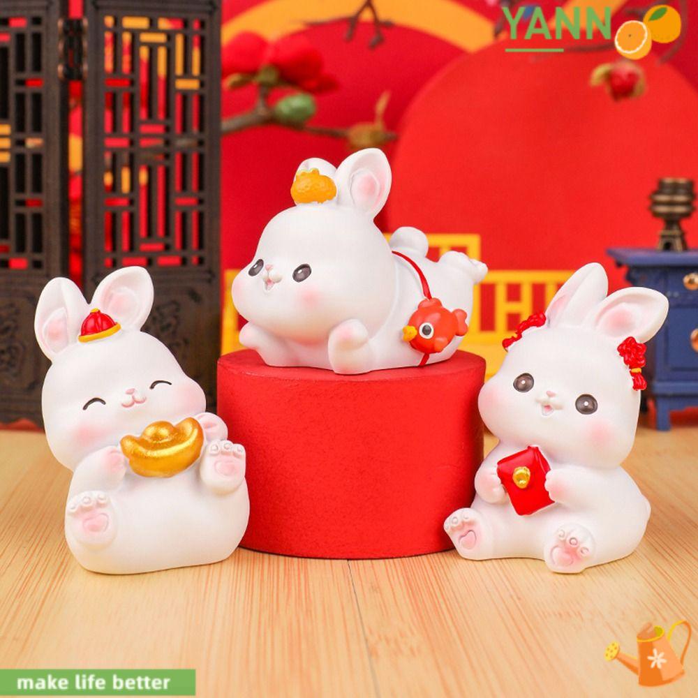 1 Tượng Thỏ Bunny Mini Trang Trí Nhà Cửa