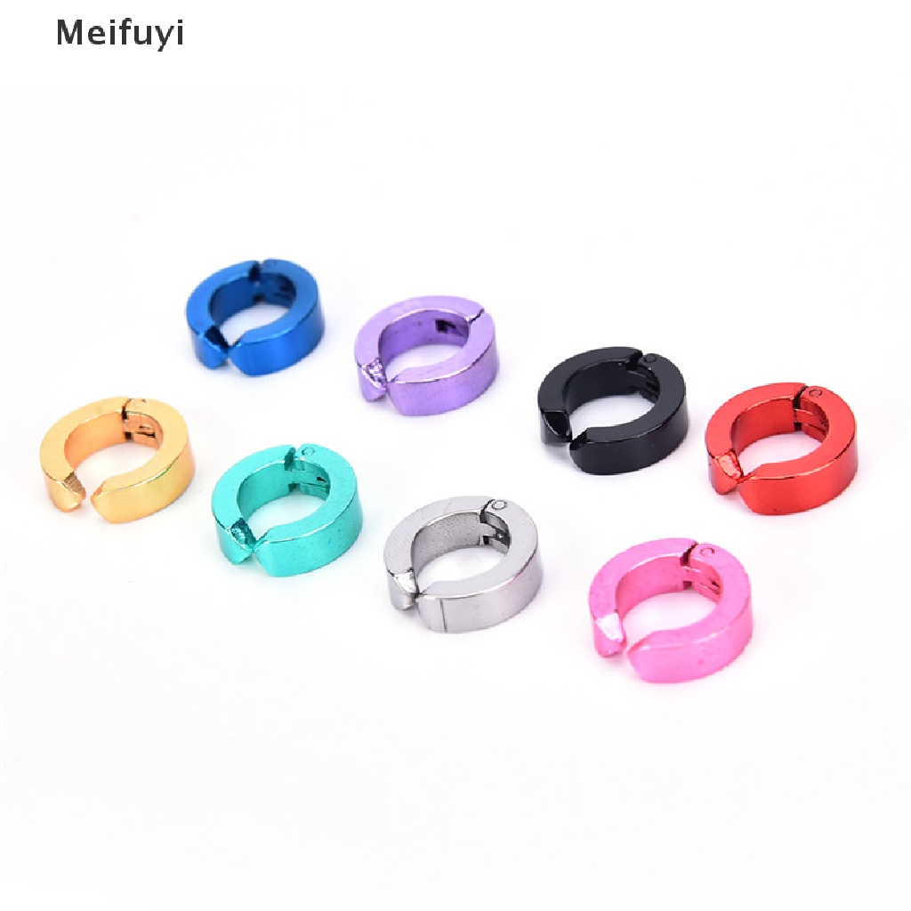 Bông tai không xỏ lỗ bằng thép titan VN439