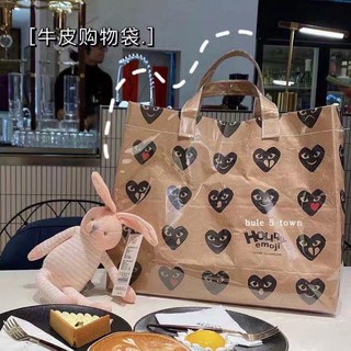 Túi du lịch ❤FREE SHIP❤Túi xách cỡ lớn CDG Túi Mua Sắm PVC Unisex