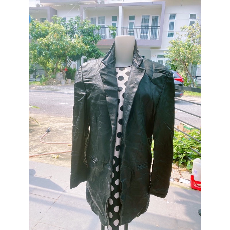 áo da thật cho nam hàng si