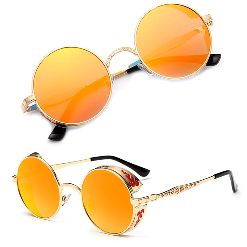 Kính Mát Phân Cực Gọng Tròn Phân Cực Thời Trang Cho Nam Nữ