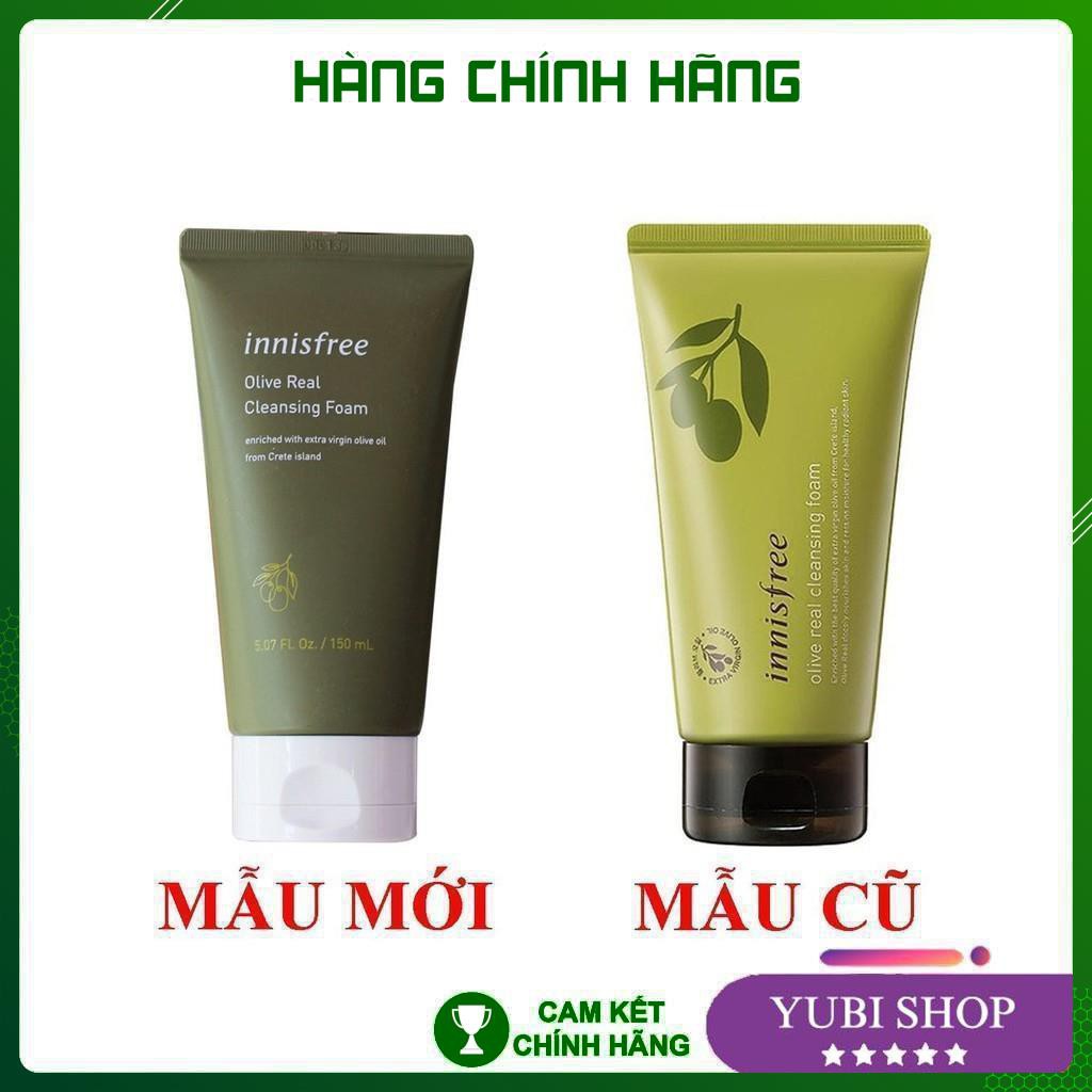 [HÀNG AUTH] SỮA RỬA MẶT INNISFREE OLIVE REAL CLEANSING FOAM 150 ML - HÀN QUỐC