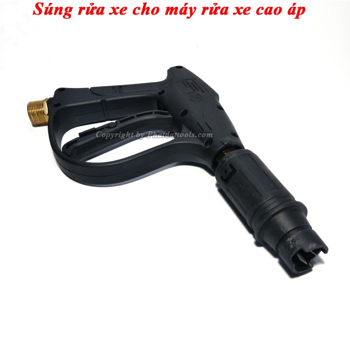 Súng xịt rửa xe cao áp chỉnh tia cho máy rửa xe gia đình,máy rửa xe mini