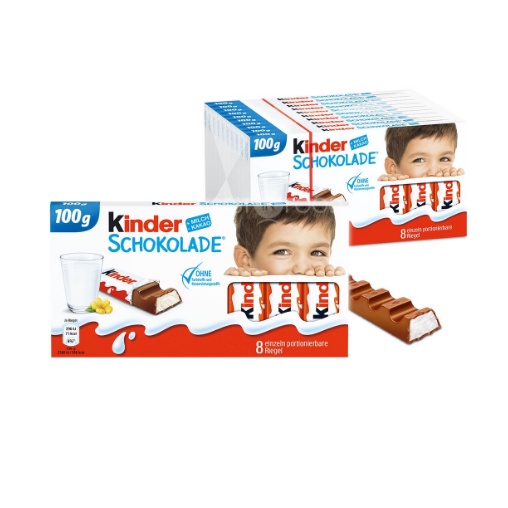 Socola Sữa Vỉ 8 Thanh hiệu Kinder 100gr