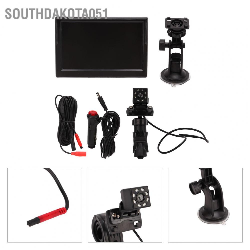 Camera Hành Trình 5Inch HD DC 12V Chống Thấm Nước Cho Xe Hơi/Xe Tải
