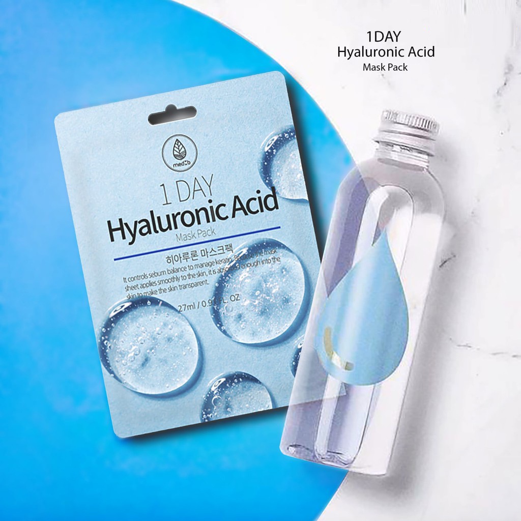 Mặt nạ Hàn Quốc mặt nạ giấy làm trắng giữ ẩm ngừa lão hóa Oneday Medb 27g - Nhập khẩu chính hãng NPP Bizstore