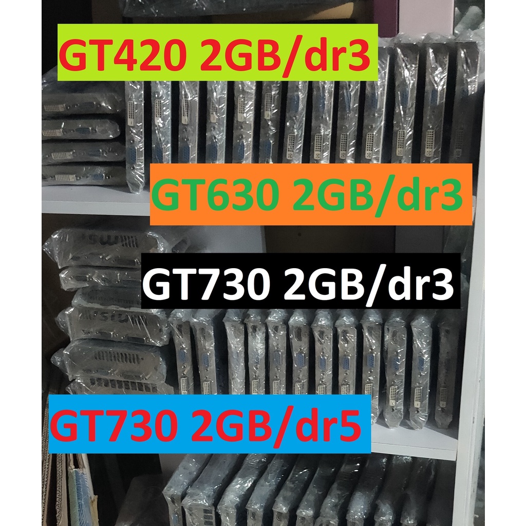 Cạc màng hình rời GT730 2gb ,GT630 2gb,GT420 2gb HD6570 GT740 hd7730