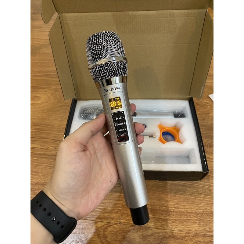 Micro Karaoke không dây Excelvan Z1 Pro tích hợp vang số